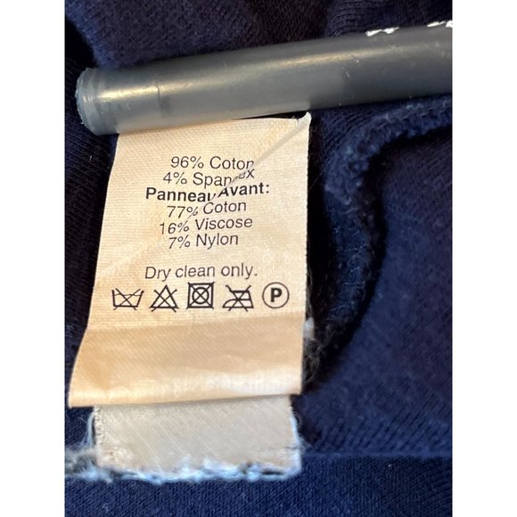 J. Crew Womens Stripe Knit Shift Dress Short Sleeve Back Zip Blue White Size 00 - Picture 14 of 14